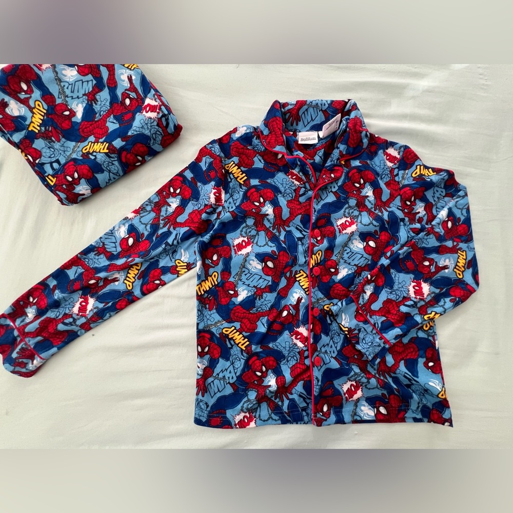 Marvel Spider-Man pajamas set boy size10/12